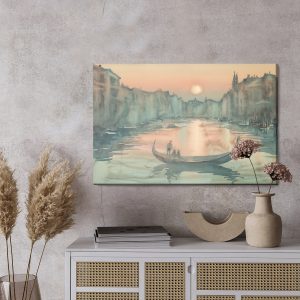 Peinture sur toile Venise Le Matin – Image 3