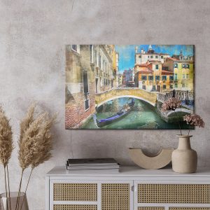 Peinture sur toile Venise Au Soleil – Image 3