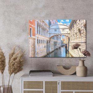 Peinture sur toile Pont À Venise – Image 3