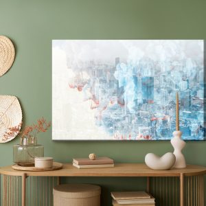Peinture sur toile Ville Abstraite Colorée – Image 5