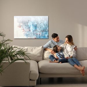 Peinture sur toile Ville Abstraite Colorée – Image 7