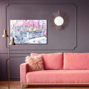 Peinture sur toile Venise Peinte – Image 4