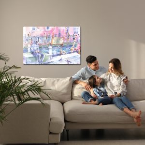 Peinture sur toile Venise Peinte – Image 7