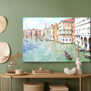 Peinture sur toile Gondoles Et Bâtiments À Venise – Image 5