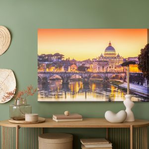Peinture sur toile Rome Le Soir – Image 5