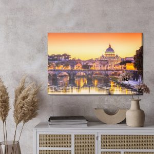 Peinture sur toile Rome Le Soir – Image 3