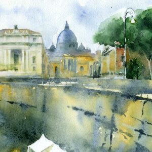 Peinture sur toile Rome Peinte – Image 1