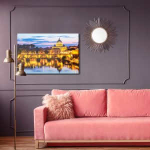 Peinture sur toile Rome La Nuit – Image 4