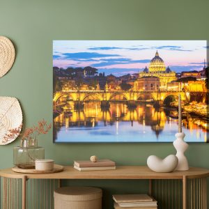Peinture sur toile Rome La Nuit – Image 5
