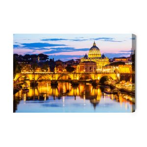 Peinture sur toile Rome La Nuit – Image 2