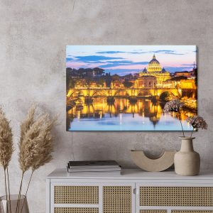 Peinture sur toile Rome La Nuit – Image 3