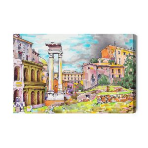 Peinture sur toile Couleurs De Rome – Image 2