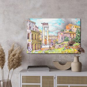 Peinture sur toile Couleurs De Rome – Image 3
