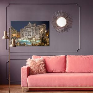 Peinture sur toile Fontaine De Trevi Rome – Image 4
