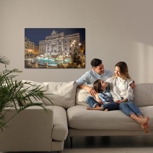 Peinture sur toile Fontaine De Trevi Rome – Image 7