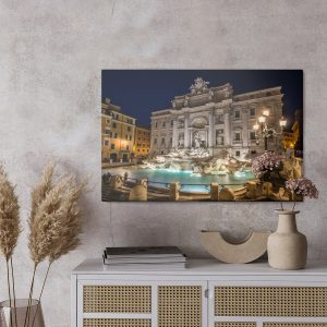 Peinture sur toile Fontaine De Trevi Rome – Image 3