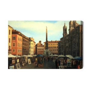 Peinture sur toile Rome Aux Couleurs Sombres – Image 2
