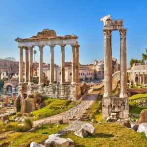 Peinture sur toile Vues De Rome – Image 1