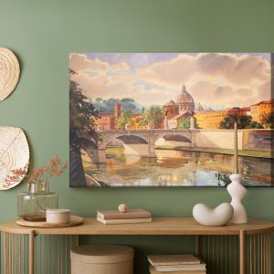 Peinture sur toile Le Tibre À Rome – Image 5