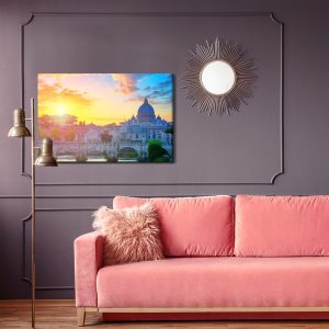 Peinture sur toile Rome Au Lever Du Soleil – Image 4