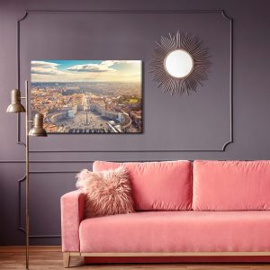Peinture sur toile Perspective Sur Rome – Image 4