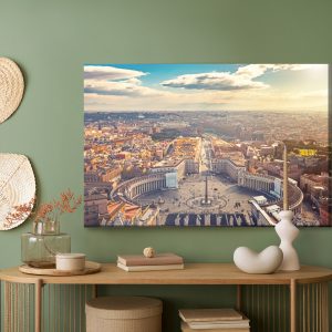 Peinture sur toile Perspective Sur Rome – Image 5