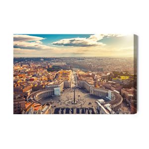 Peinture sur toile Perspective Sur Rome – Image 2