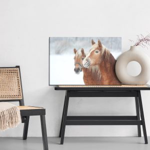 Peinture sur toile Chevaux Dans La Neige – Image 6