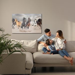 Peinture sur toile Chevaux Au Bord De La Mer – Image 7