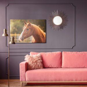 Peinture sur toile Un Cheval Dans Le Paddock – Image 4