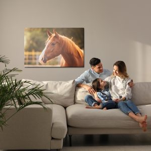 Peinture sur toile Un Cheval Dans Le Paddock – Image 7