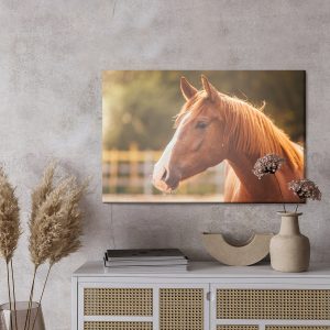 Peinture sur toile Un Cheval Dans Le Paddock – Image 3