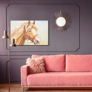 Peinture sur toile Un Cheval Peint À L'aquarelle – Image 4