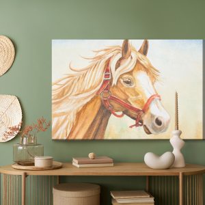 Peinture sur toile Un Cheval Peint À L'aquarelle – Image 5