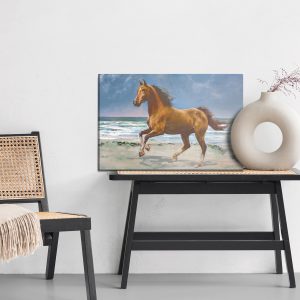 Peinture sur toile Cheval, Soleil Et Mer – Image 6