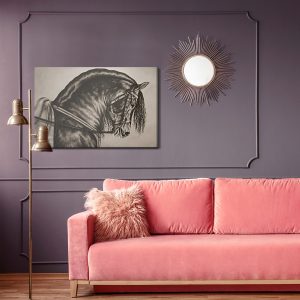 Peinture sur toile Cheval Esquissé – Image 4