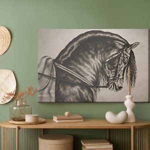Peinture sur toile Cheval Esquissé – Image 5