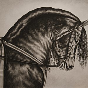Peinture sur toile Cheval Esquissé – Image 1