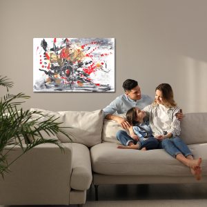 Peinture sur toile Abstraction Chaotique – Image 7