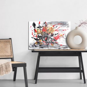 Peinture sur toile Abstraction Chaotique – Image 6