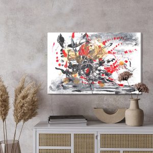 Peinture sur toile Abstraction Chaotique – Image 3