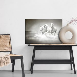 Peinture sur toile Chevaux En Noir Et Blanc – Image 6