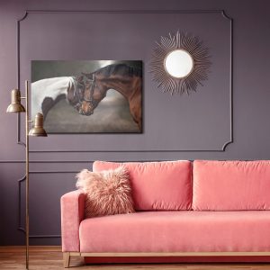 Peinture sur toile Beaux Chevaux Dans Les Bois – Image 4