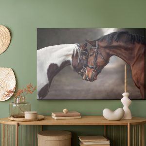 Peinture sur toile Beaux Chevaux Dans Les Bois – Image 5