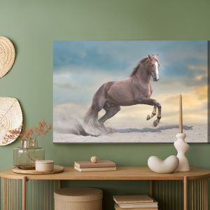 Peinture sur toile Cheval Majestueux Dans Le Désert – Image 5