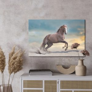 Peinture sur toile Cheval Majestueux Dans Le Désert – Image 3