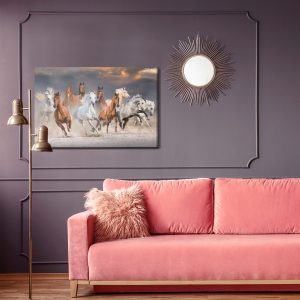 Peinture sur toile Chevaux Dans Le Désert – Image 4