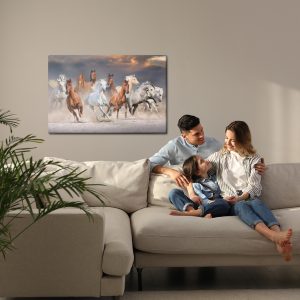 Peinture sur toile Chevaux Dans Le Désert – Image 7