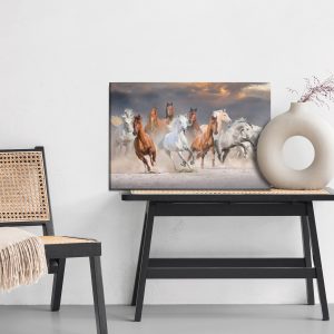 Peinture sur toile Chevaux Dans Le Désert – Image 6