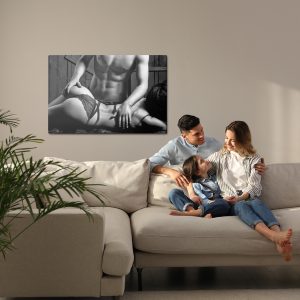 Peinture sur toile Couple Sensuel – Image 7